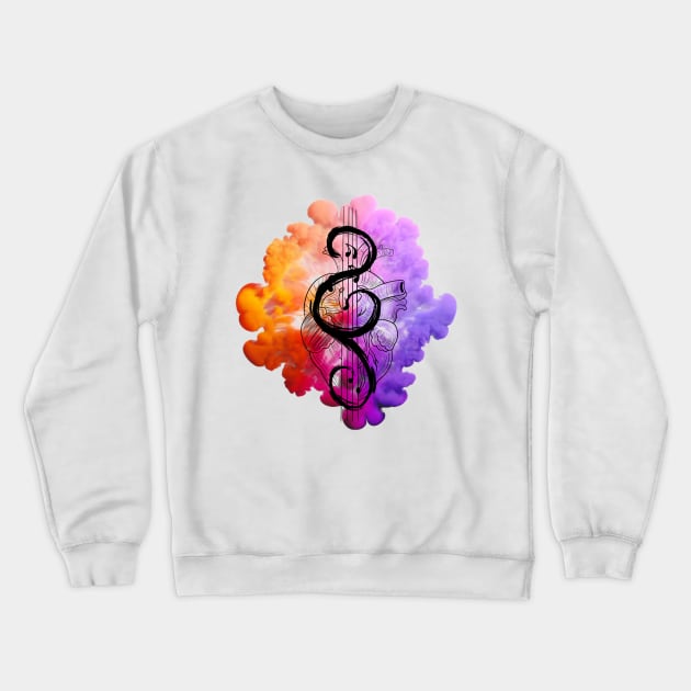 Music of the Heart Crewneck Sweatshirt by ImSomethingElse